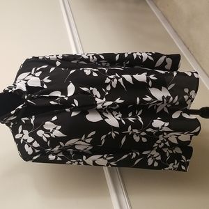 Blouse w/attached Necktie